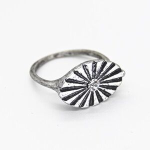 Burnished Silver Ring